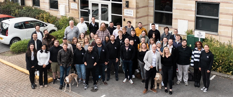 Ascot Group team photo outside headquarters